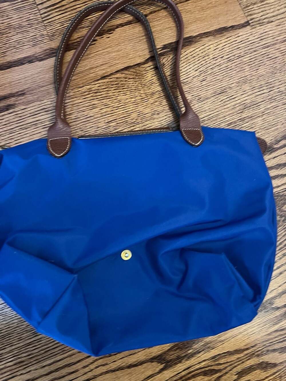 Longchamp Le Pliage Original Shoulder Tote Bag in Blue - Picture 4 of 11